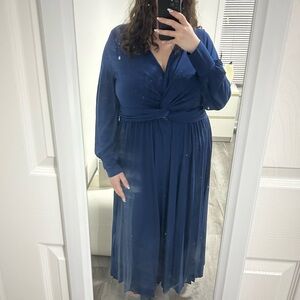 eloquii pleated dress